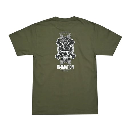 4 HEADS TEE / OLIVE