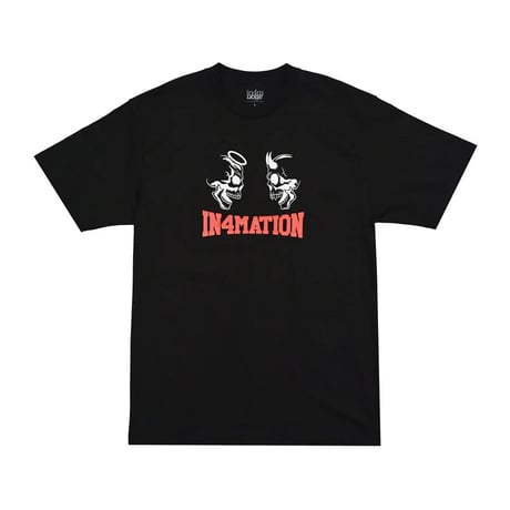 HEAVEN AND HELL TEE / BLACK