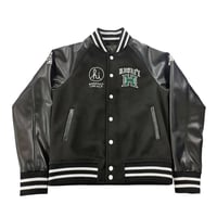 UH LETTERMAN JACKET / BLACK