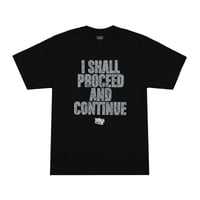 PROCEED SPECKLE TEE / BLACK