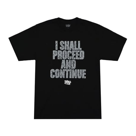 PROCEED SPECKLE TEE / BLACK