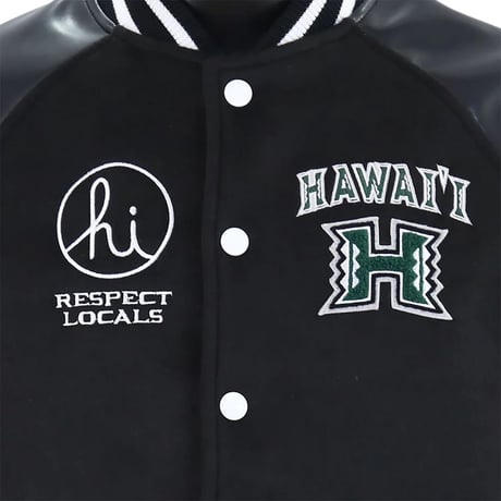 UH LETTERMAN JACKET / BLACK