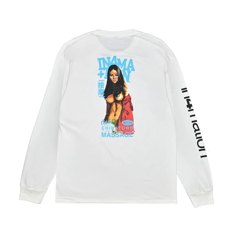 CHINATOWN SPECIAL LONG SLEEVE TEE / WHITE