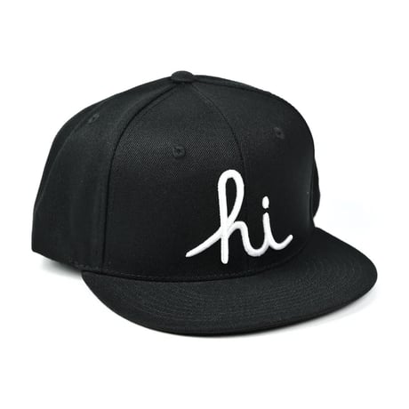 HI SCRIPT SNAPBACK / BLACK-WHITE