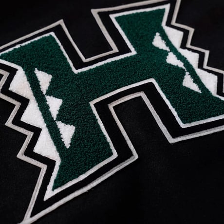 UH LETTERMAN JACKET / BLACK
