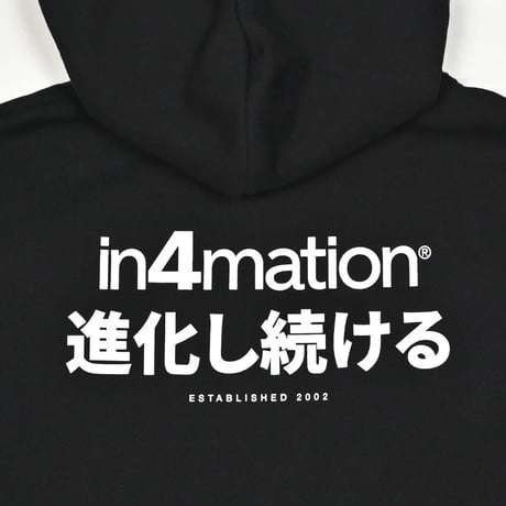 EVOLVING STANDARD PREMIUM HOODIE / BLACK