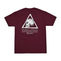 SENSES TEE / MAROON