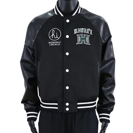 UH LETTERMAN JACKET / BLACK