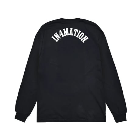 TEAM PLAYER LONG SLEEVE TEE / BLACK