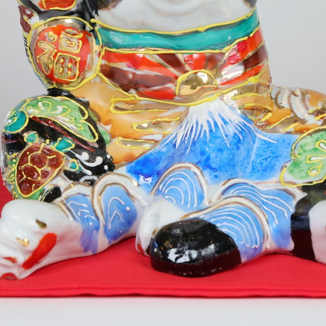 九谷焼 招き猫｜吉祥盛 富士山〈スコティッシュフォールド〉 Lucky Cat Japanese Craft