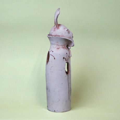 ウサギの花入れ〈Rabbit Vase〉／陶芸家 はらかおり｜ハンドメイド陶器の花器