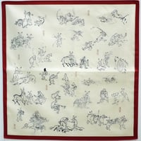 小風呂敷｜鳥獣戯画