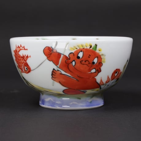 おにと釣り船｜ごはん茶碗