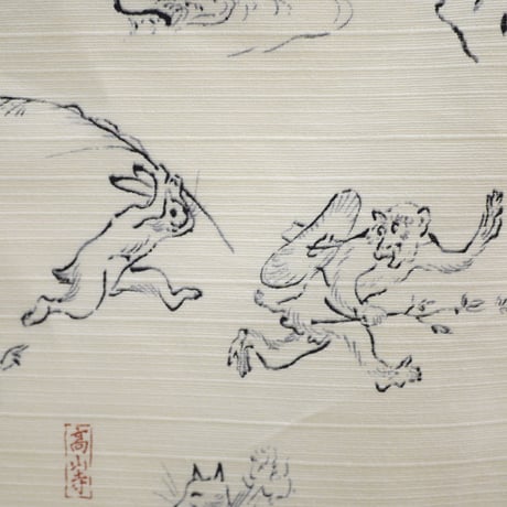 小風呂敷｜鳥獣戯画