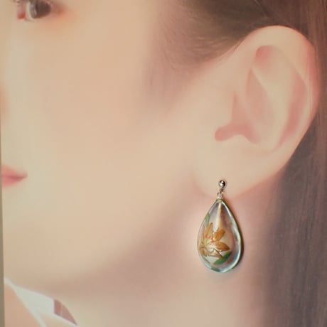蒔絵ピアス｜有美包優
