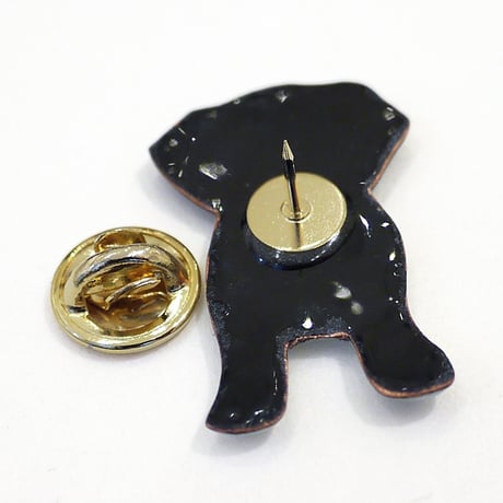 七宝焼 ダルメシアン ピンブローチ｜Handmade Cloisonné Dog Brooch・世良恵子 作品