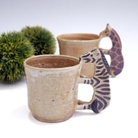 泰木窯｜動物取っ手のペアマグカップ（キリン & シマウマ）Animal Handle Pair Mugs