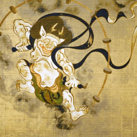 小風呂敷｜風神雷神