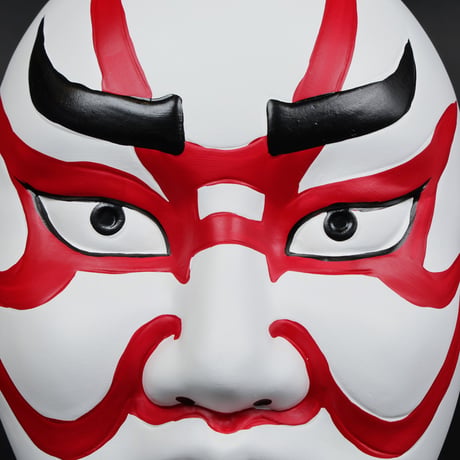 瀬戸焼｜昭峰窯 吉祥面 三面揃え〈般若・隈取・狐〉