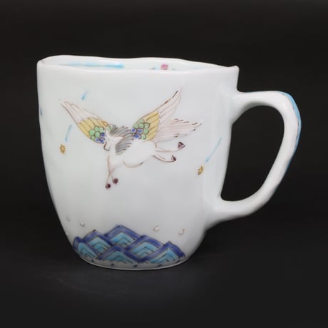 蒼空のペガサス｜マグカップ（藍水窯・波佐見焼）