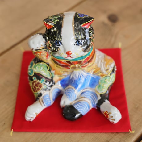 九谷焼 招き猫｜吉祥盛 富士山〈スコティッシュフォールド〉 Lucky Cat Japanese Craft