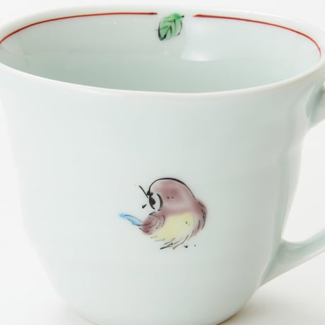 姫鳥のうた｜マグカップ（波佐見焼・敏彩窯）