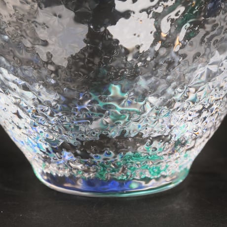 江戸硝子 酒器｜光彩盃〈蒼天〉｜ガラスぐい呑み
