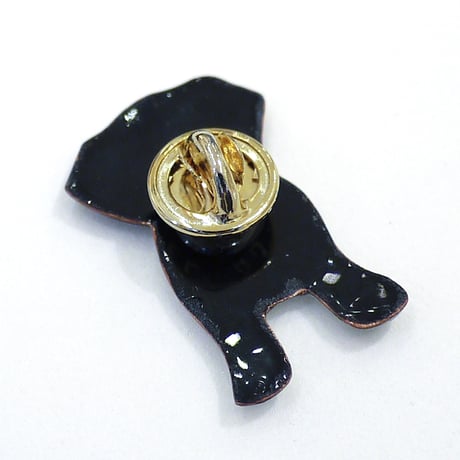 七宝焼 ダルメシアン ピンブローチ｜Handmade Cloisonné Dog Brooch・世良恵子 作品