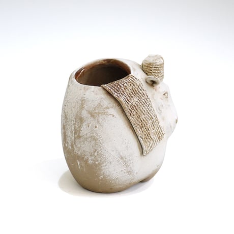 カバの花入れ〈Hippo Vase〉／陶芸家 はらかおり｜ハンドメイド陶器の花器