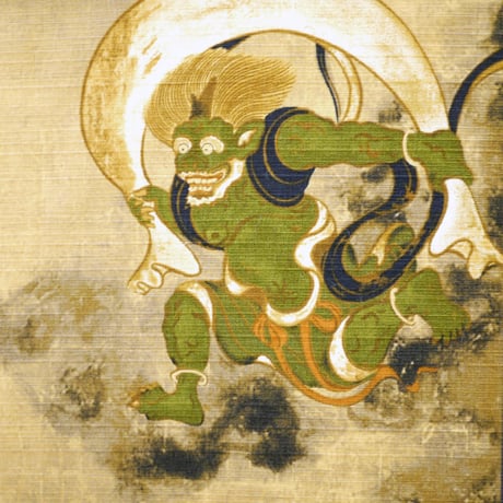小風呂敷｜風神雷神