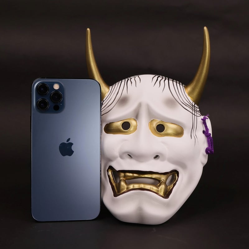 【厄除け】般若の面 瀬戸焼｜魔除けの吉祥面・般若｜厄除けの縁起面 | Craft OGAWA