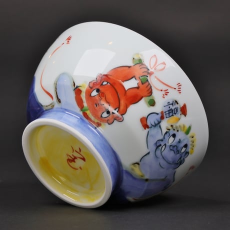 おにと宝づくし｜ごはん茶碗