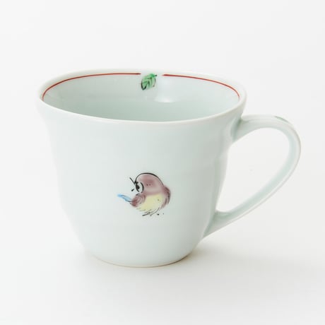 姫鳥のうた｜マグカップ（波佐見焼・敏彩窯）