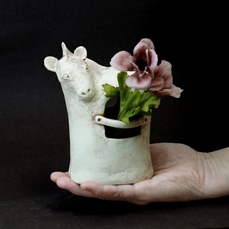 馬の花入れ〈Horse Vase〉／陶芸家 はらかおり｜ハンドメイド陶器の花器