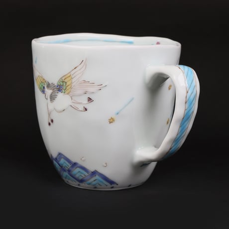 蒼空のペガサス｜マグカップ（藍水窯・波佐見焼）