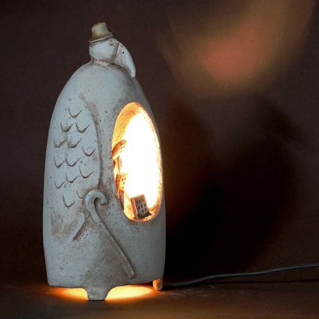 灯り／鳥〈Bird Lamp〉／陶芸家 はらかおり｜ハンドメイドのルームランプ
