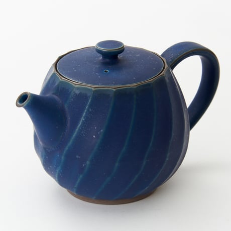 ねじり縞ポット｜ヴィンテージ・ブルー