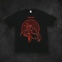 INVADERS Screen printing T-SHIRTS《RED &BLACK》