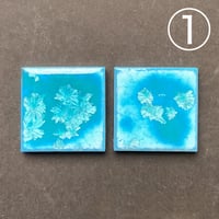 結晶（水色）