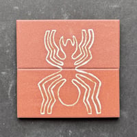ナスカの地上絵　クモ（2枚set）