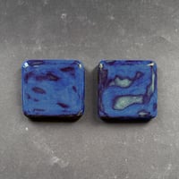 四角　青（2枚set）