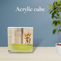 オリジナルアクリルキューブ