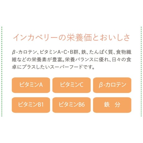 有機インカベリー　60gx1個　定期便