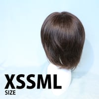 人毛100％フルウィッグ 【 ショート毛長 15㎝ / レミー毛  / 非ストレッチネット総手縫 / 分け目引抜 】