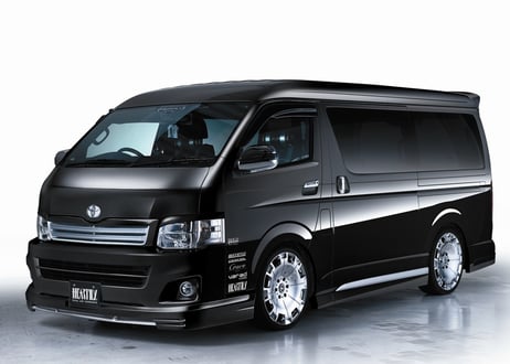 200系ハイエース1～8型ワイド　ワイドミドル・スーパーロング　リヤバンパースポイラー　LS-LINE