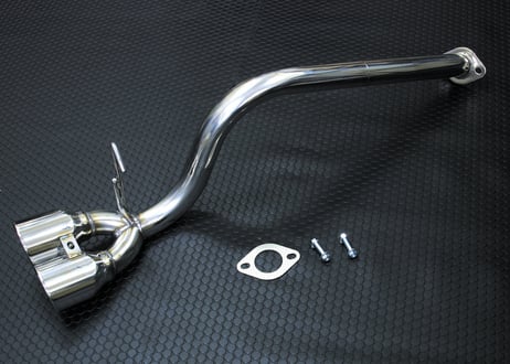 L175S　ムーヴカスタム前期　ブレイブマフラー　V-LUXeuro-version