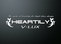 切文字ステッカー大　Hタイプ　V-LUＸ　白反射　30ｃｍ