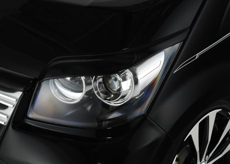 L175S　ムーヴカスタム前期　フロントバンパースポイラー　V-LUXeuro-version