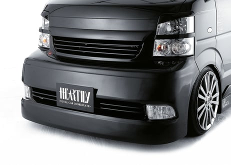 スズキ エブリイ DA64W  HEARTILY フロント、リアリップスポイラー ライブスポーツ」エブリイ ワゴン（DA64W）前期用フロントリップ
