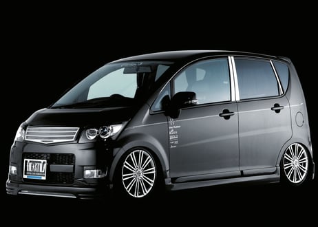 L175S　ムーヴカスタム前期　フォグアイライン　LS-LINE